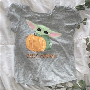 babygirl pumpkin shirt - 3t
